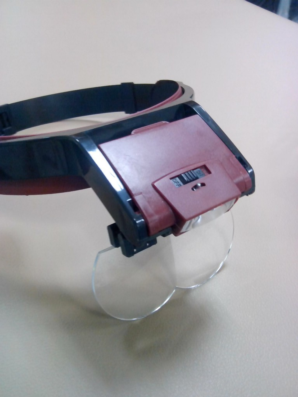 Лампа-лупа налобная 289