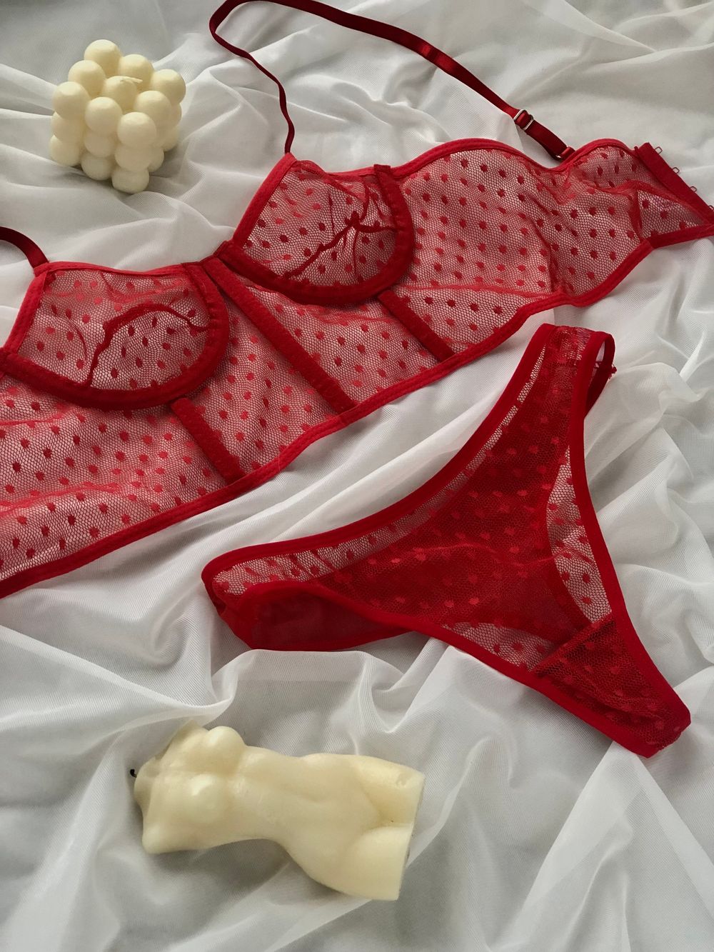 Комплект в горошок