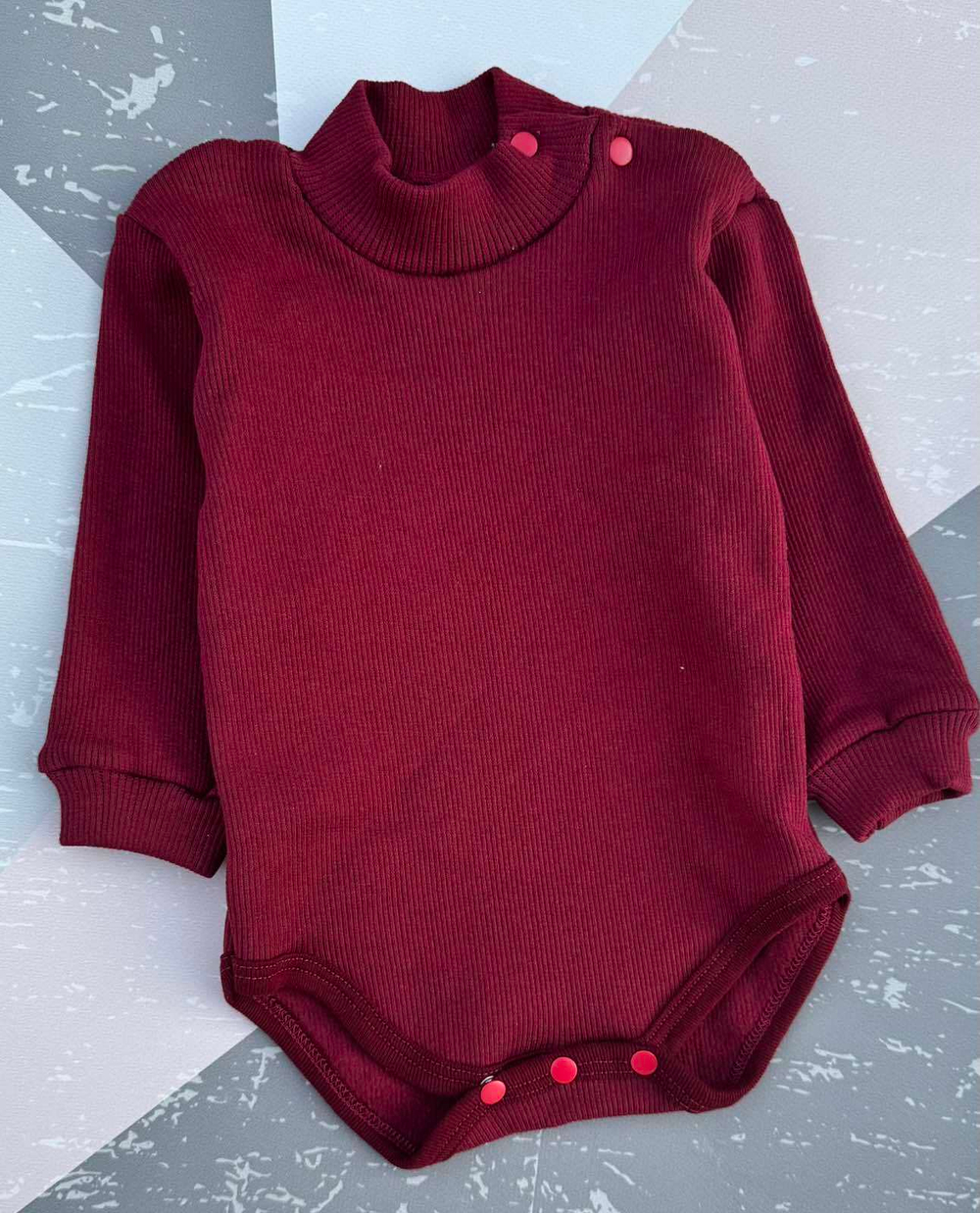 Боді-водолазка, рубчик з начосом ТМ "Пташка"