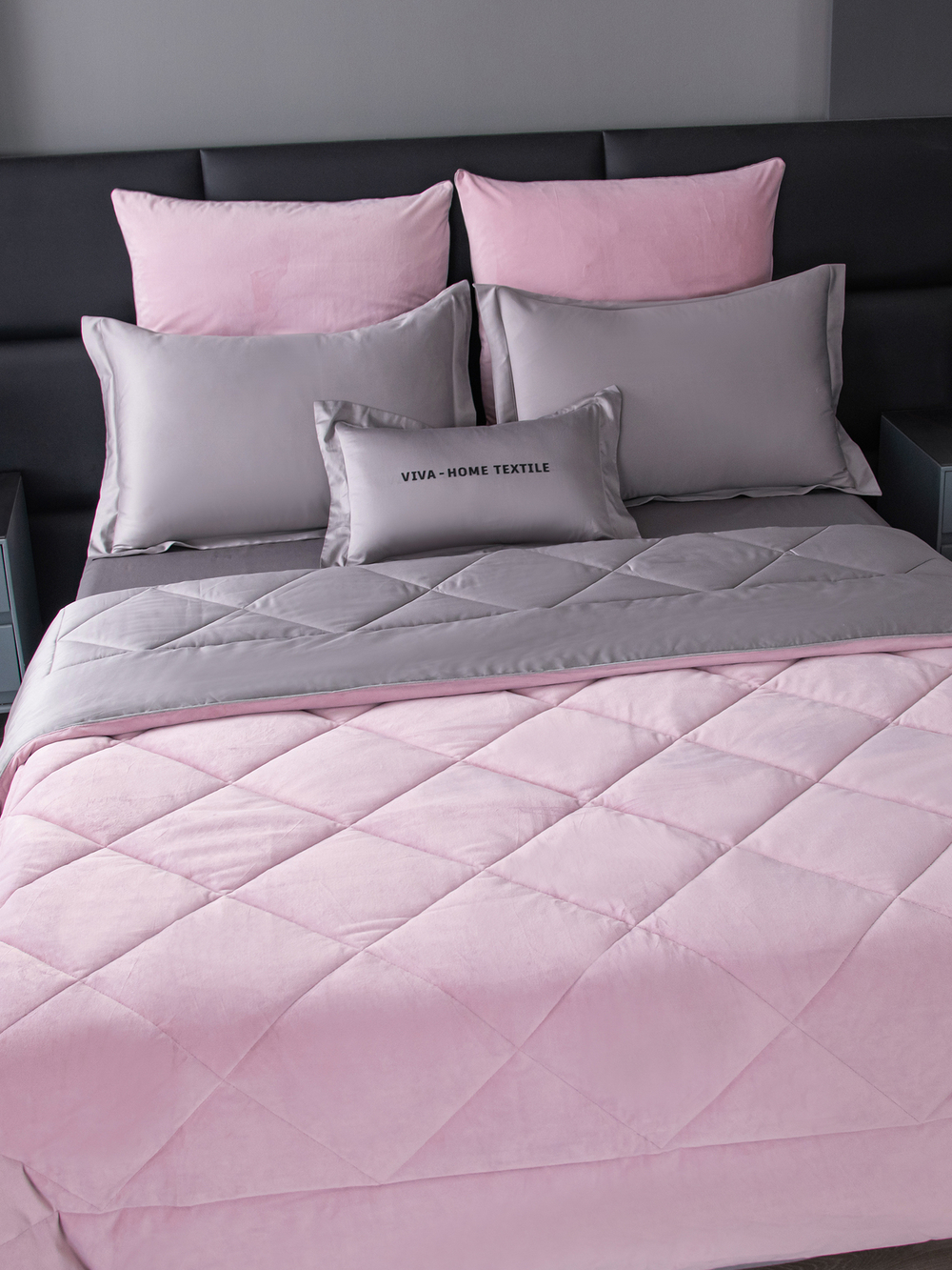 Комплект постельного белья Сатин Velvet Premium с Одеялом VP001