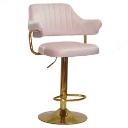 Стільчик для візажу Jef velor Gold