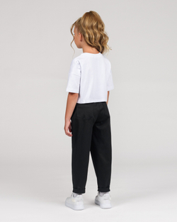 Футболка кроп-топ біла для дівчинки (арт. 7422400411)