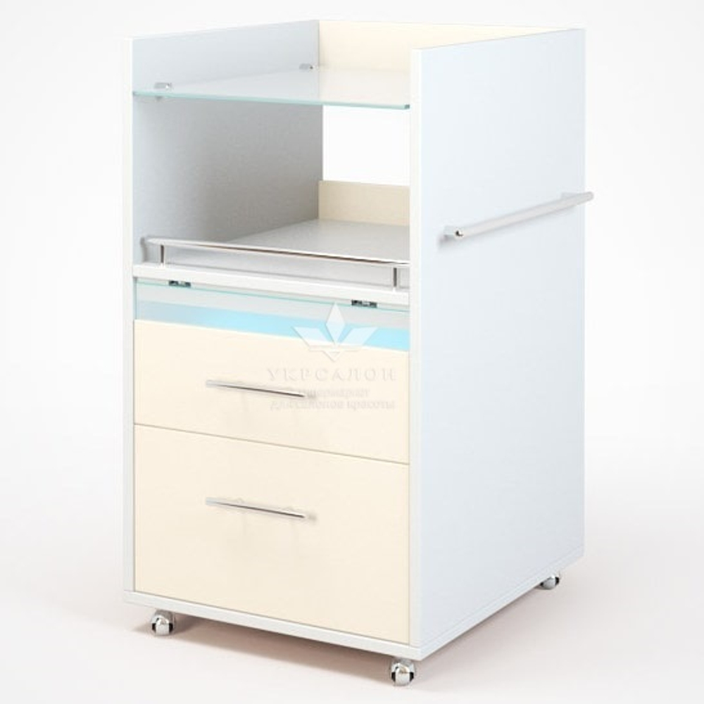 Косметологическая тележка Kubika с бактерицидной лампой