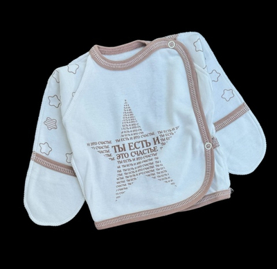 Сорочечка (Льоля) "Принт", інтерлок ТМ “Lari” (56 см)