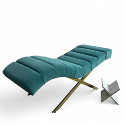 Анатомическая кушетка Mark 555-07 с подголовником и поперечной прошивкой для лашмейкеров и бровистов