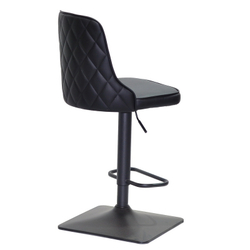 Стульчик для визажа Adamo black quadro