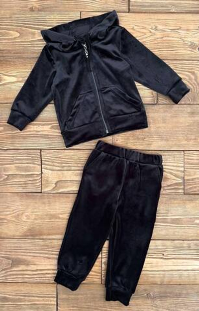 Костюм 2в1: кофта з капюшоном, штани "Оксамит", велюр ТМ "UA"