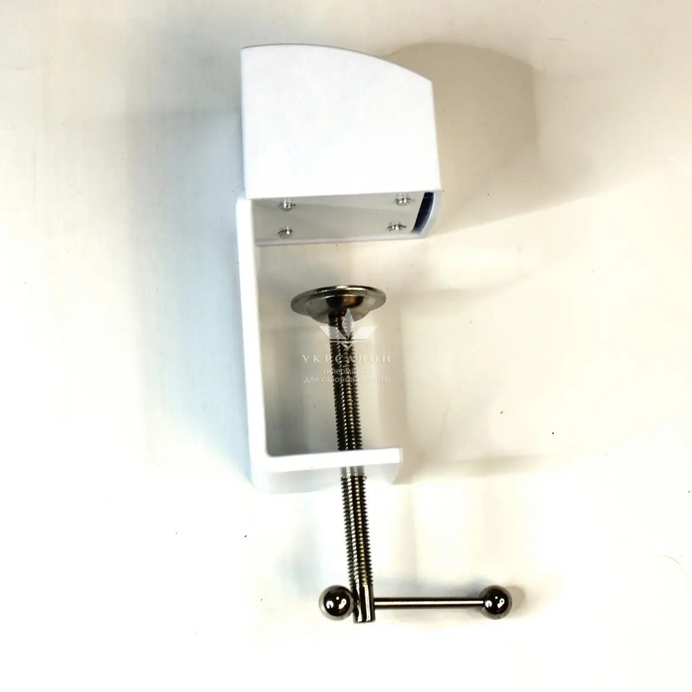 Настольная светодиодная бестеневая Led лампа для бьюти мастера на струбцине KMS-1005 (9501), 30 Вт, белая