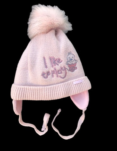 Шапочка "I like to play", акрил ТМ "Grans" (р. 38-40)