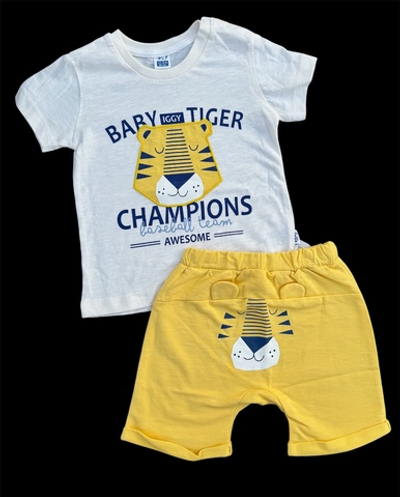 Костюм 2 в 1, бавовна: футболка, шорти "Iggy" (86 см)