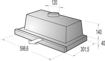 Витяжка GORENJE DF 6316 X