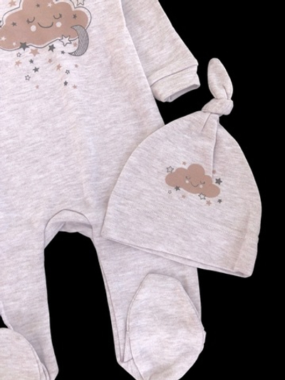 Чоловічок з шапочкою "Хмаринка", інтерлок ТМ "Sweet Mario"