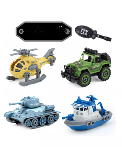 Развивающий конструктор "Военная техника"