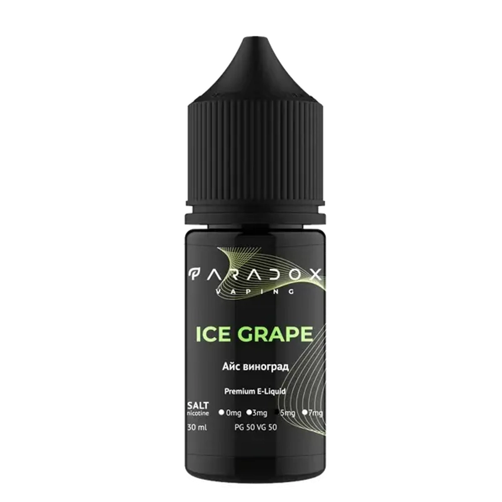 Солевая Жидкость Paradox Ice Grape 30мl