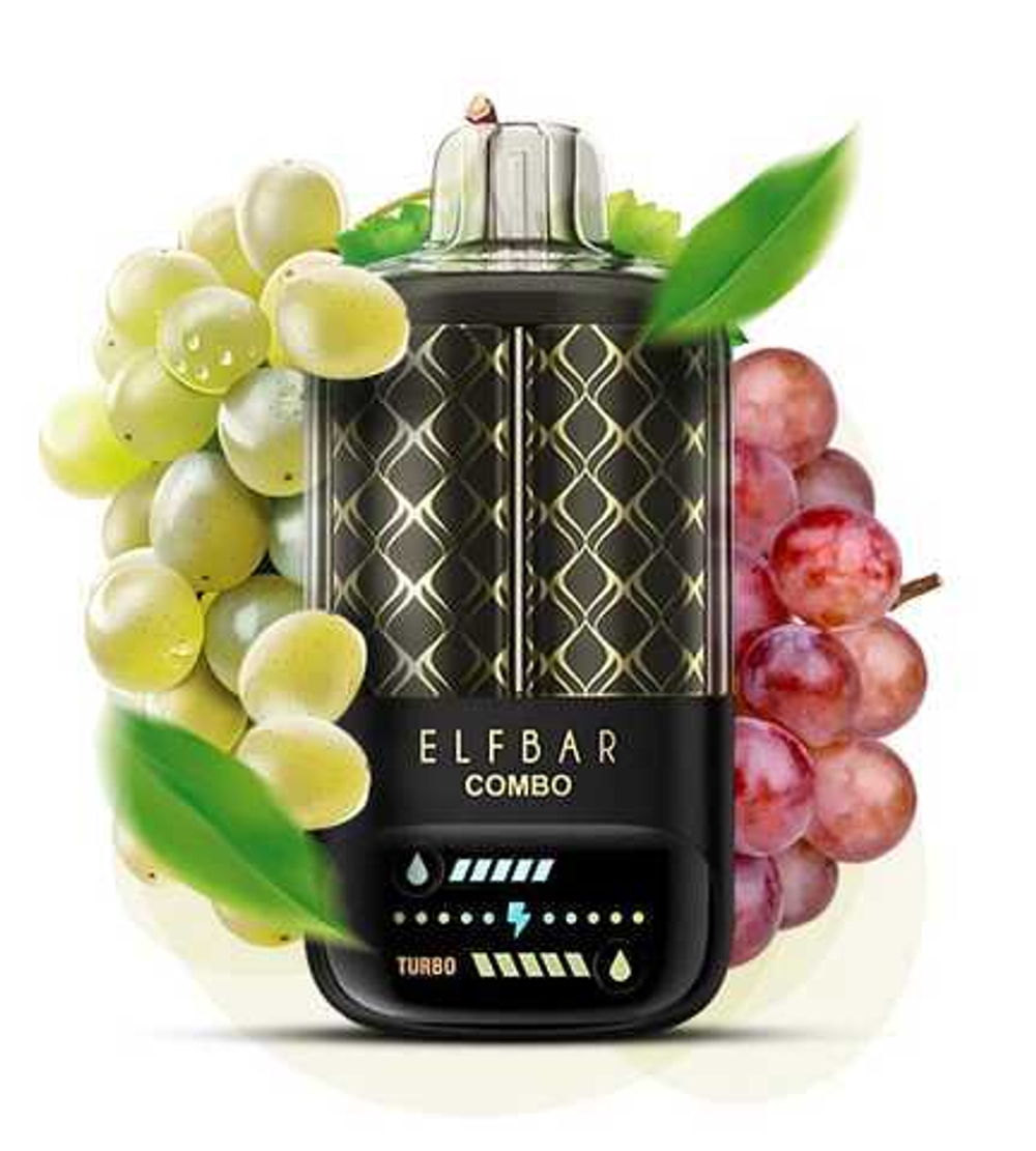Elf Bar Combo 25000 - Green Grape & Grape, Mix (5% nic)