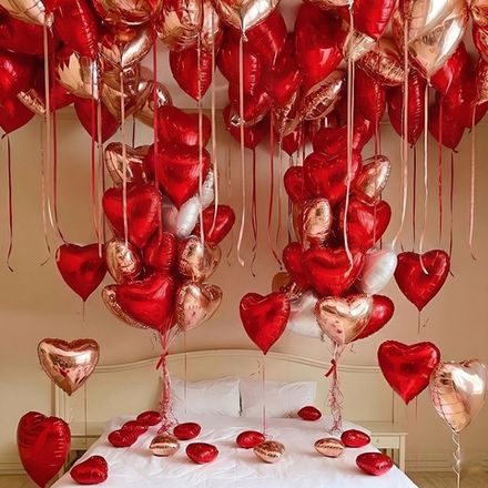 Повітряні кульки Кохаю тебе для дівчини