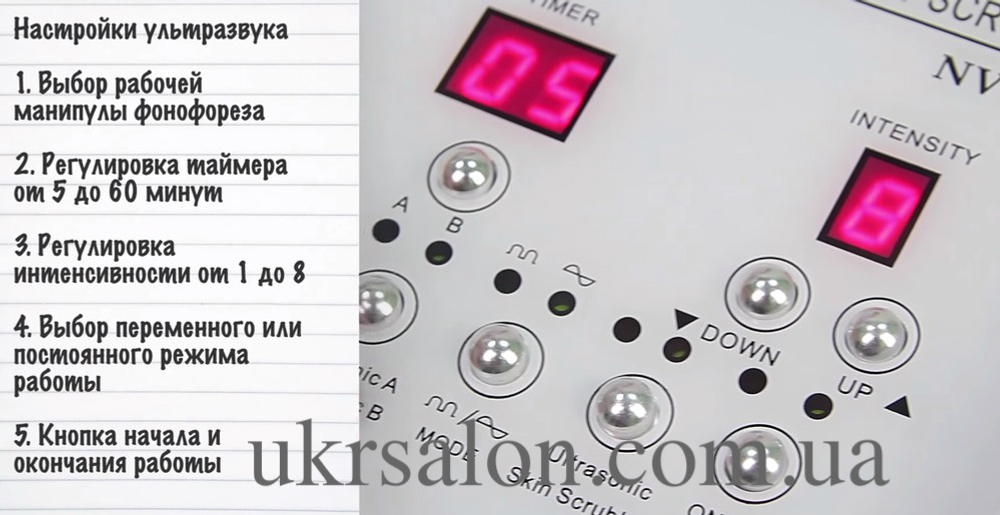 Апарат ультразвукової терапії 2 в 1 Nevada Sono Skin