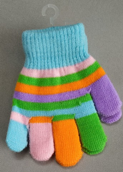 Рукавички (перчатки) "Веселка", акрил (2-4 роки)