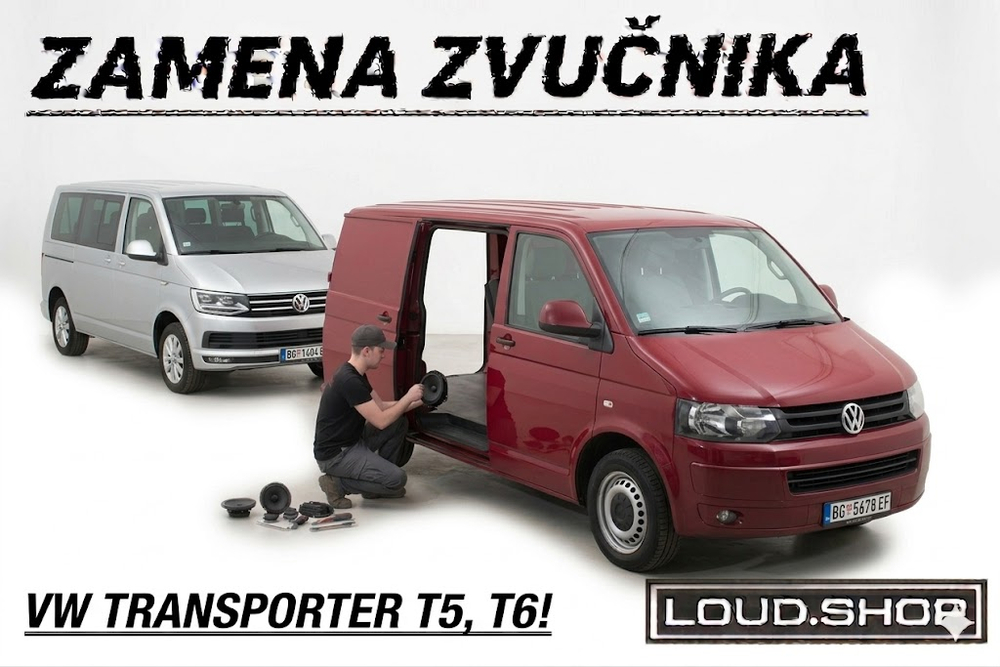 Komplet Zvučnika za Volkswagen Transporter T5 i T6