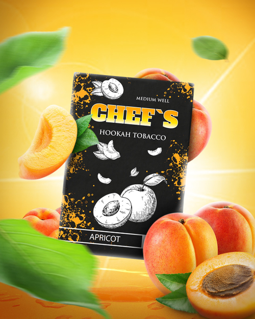 Тютюн для кальяну Chef's Apricot (Абрикос) 40 | 100g