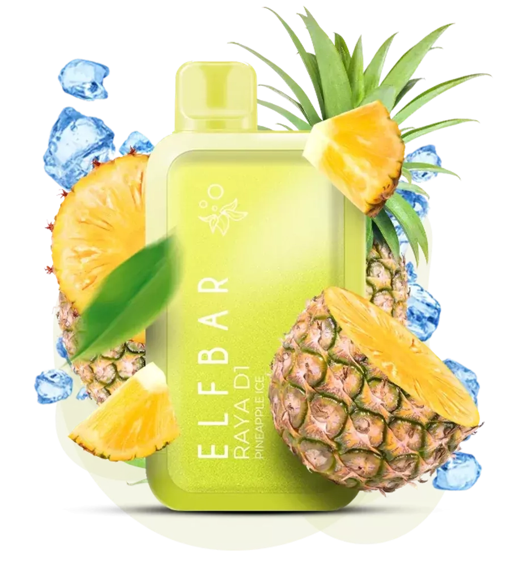 ELF BAR RAYA D1 - Pineapple Ice (5% nic)