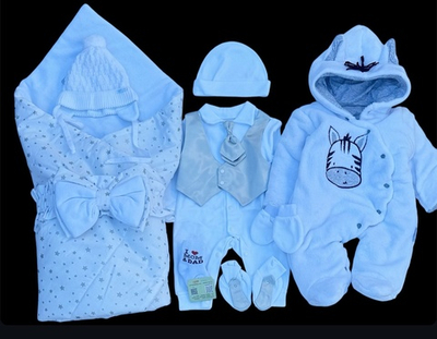 Набір на виписку з пологового та для повсякденного користування, хлопчик (62 розмір)