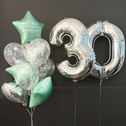 Шары на 30 лет девушке