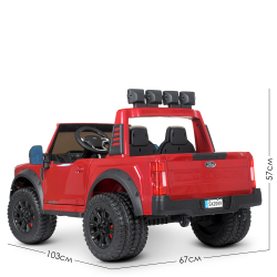 Дитячий двомісний електромобіль джип Ford M 4790EBLR(24V)