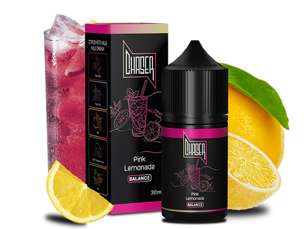 CHASER BLACK Pink Lemonade (5%nic, 30ml)