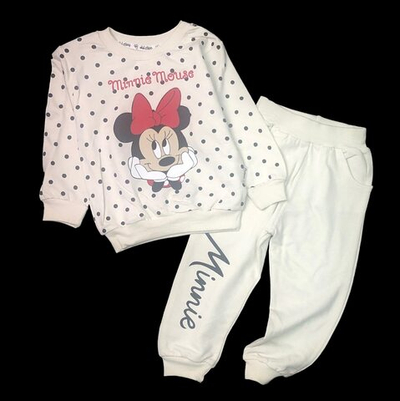 Костюм 2в1: світшот, штани "Мінні", двунитка TM "Mini Clup"