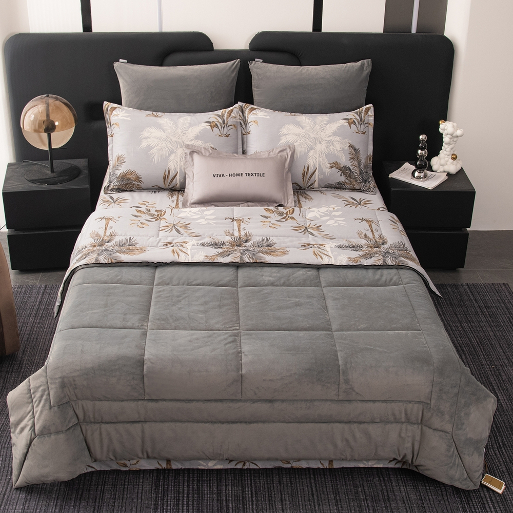 Комплект постельного белья Сатин Velouria Luxe с Одеялом VL009