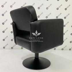 Перукарське крісло Eliot Black на диску