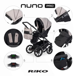 Прогулянкова коляска 2 в 1 Riko Nuno Pro