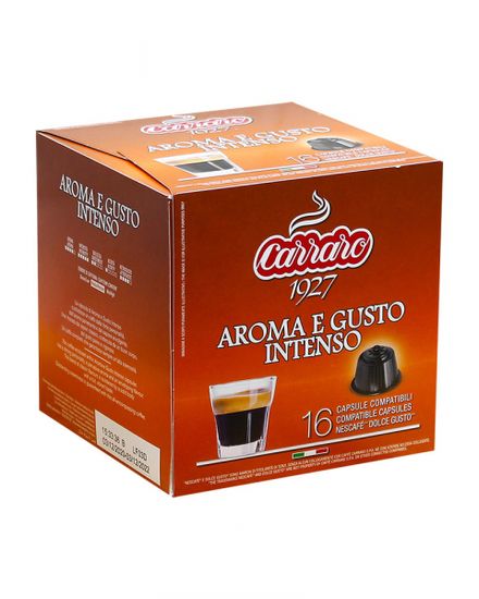Кава в капсулах Dolce Gusto Carraro AROMA E GUSTO INTENSO 16 шт