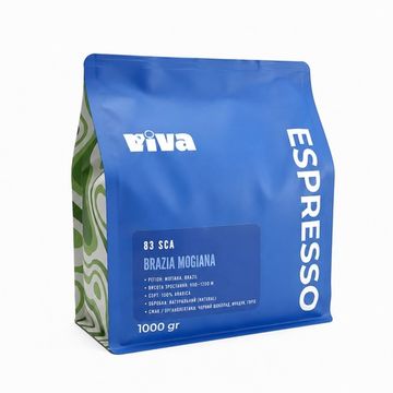 Кава в зернах Viva Brazil Mogiana 1000 гр
