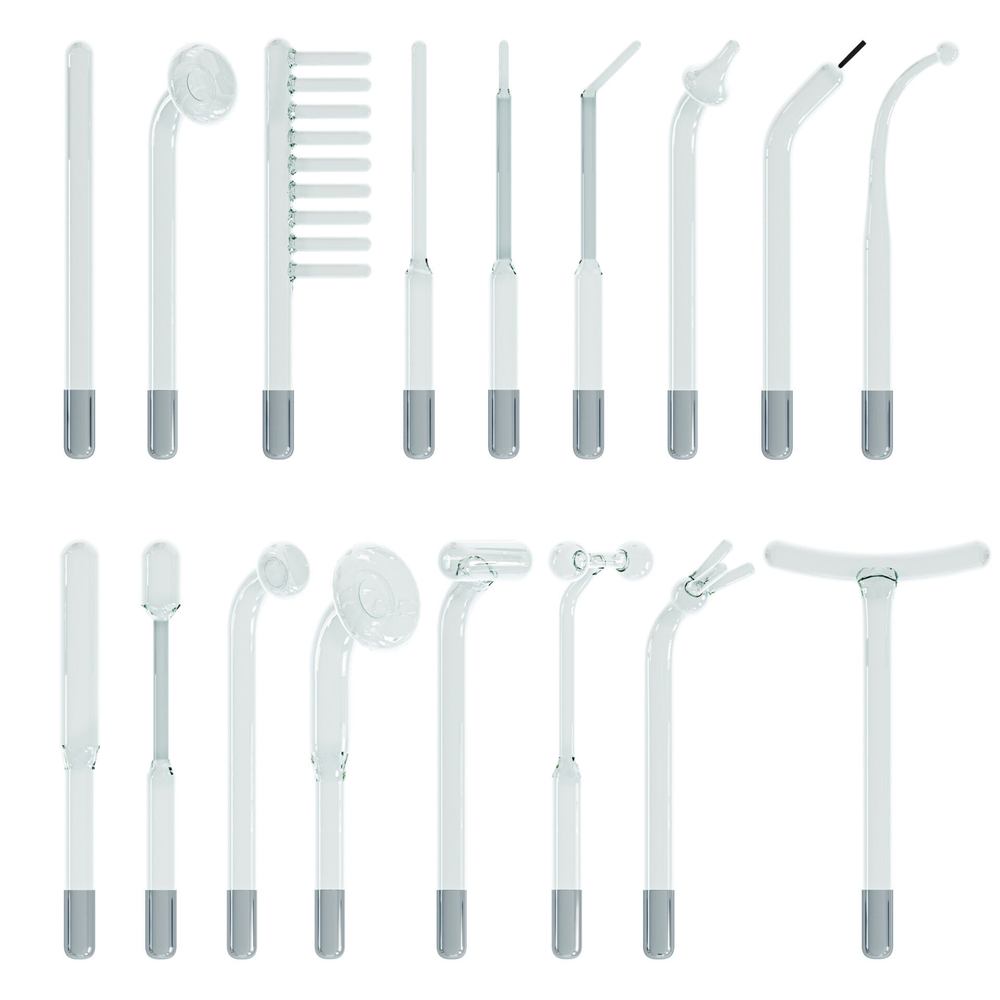 Набор электродов для дарсонвалей Darsonval (17 шт) с коробкой-пьедесталом