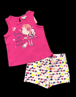 Костюм 2в1: майка, шорти "I love Summer", бавовна ТМ "OVS" (74-80 см)