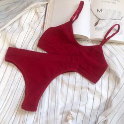 Комплект білизни в рубчик