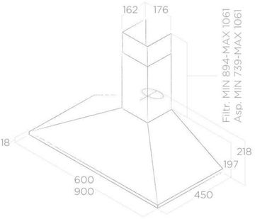 Витяжка ELICA MISSY PB IX/A/60
