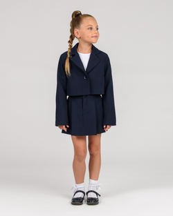 Жакет для девочки синий (арт. 2422400112)