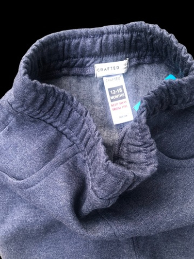 Штани, двунитка з начосом ТМ «Crafted” (86 см)