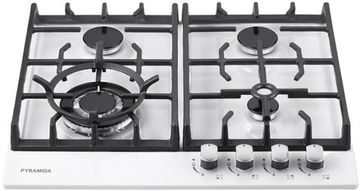 Варильна поверхня газова PYRAMIDA PFE 643 White Luxe
