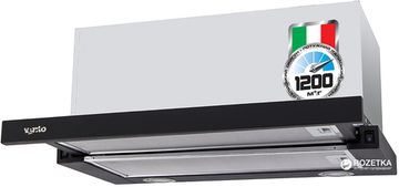 Витяжка VENTOLUX GARDA 60 BK (1200) IT