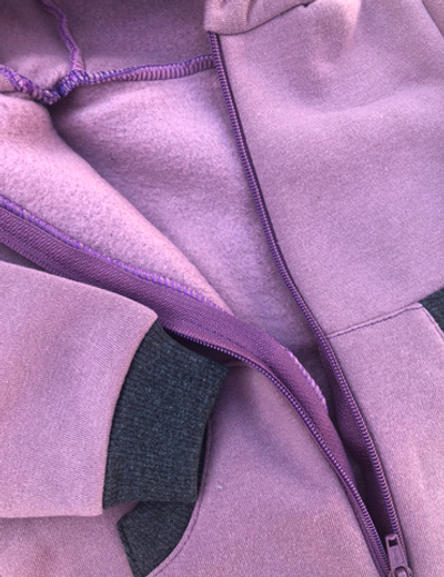 Комбінезон (ромпер) з капюшоном «Ведмежа», трьохнитка з начосом (68 см)