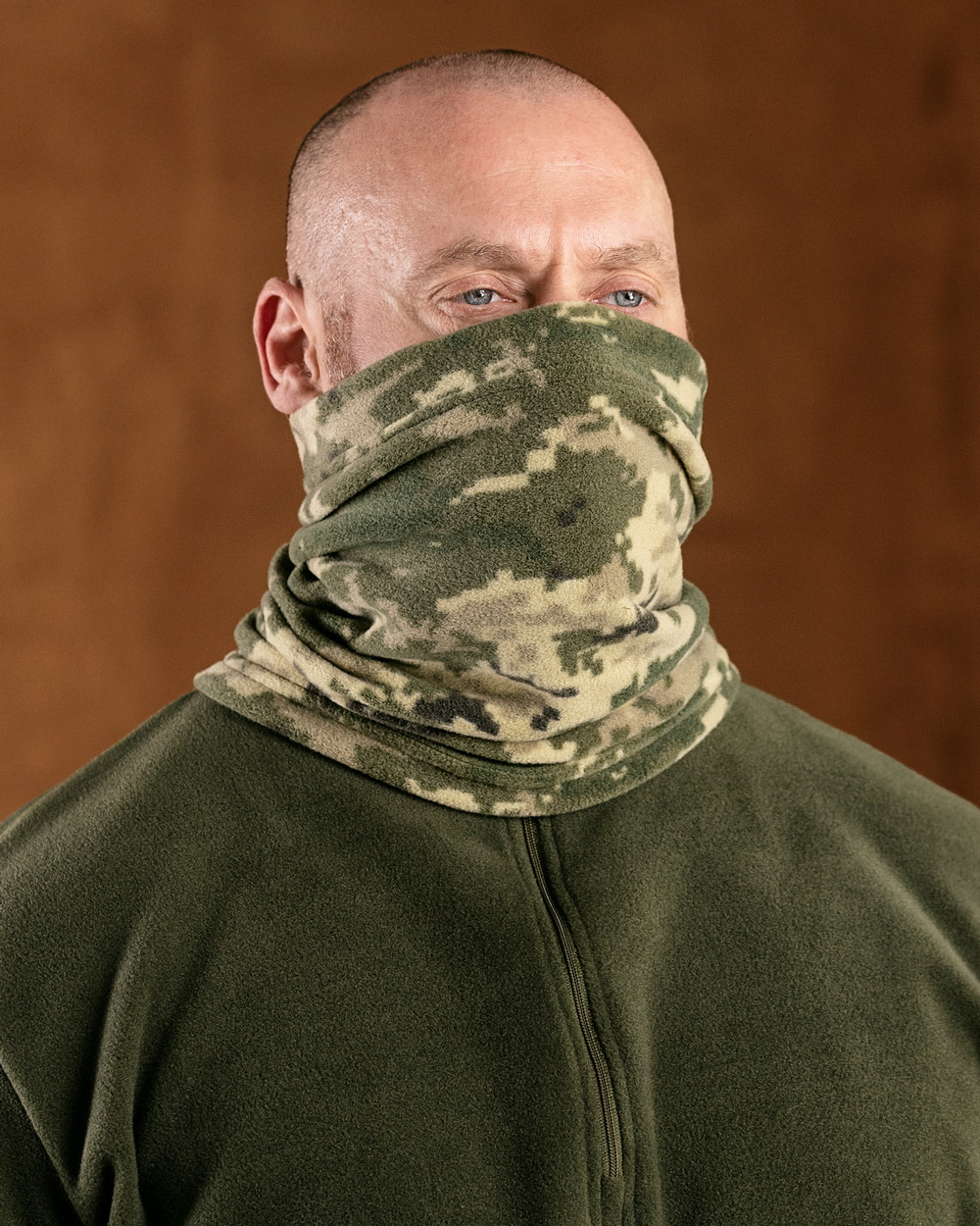 Шарф-труба (бафф) флісовий піксель чоловічий (арт. 6062200103)