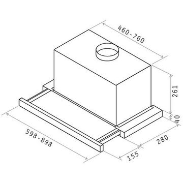 Витяжка ELICA ELITE 26 IX/A/60