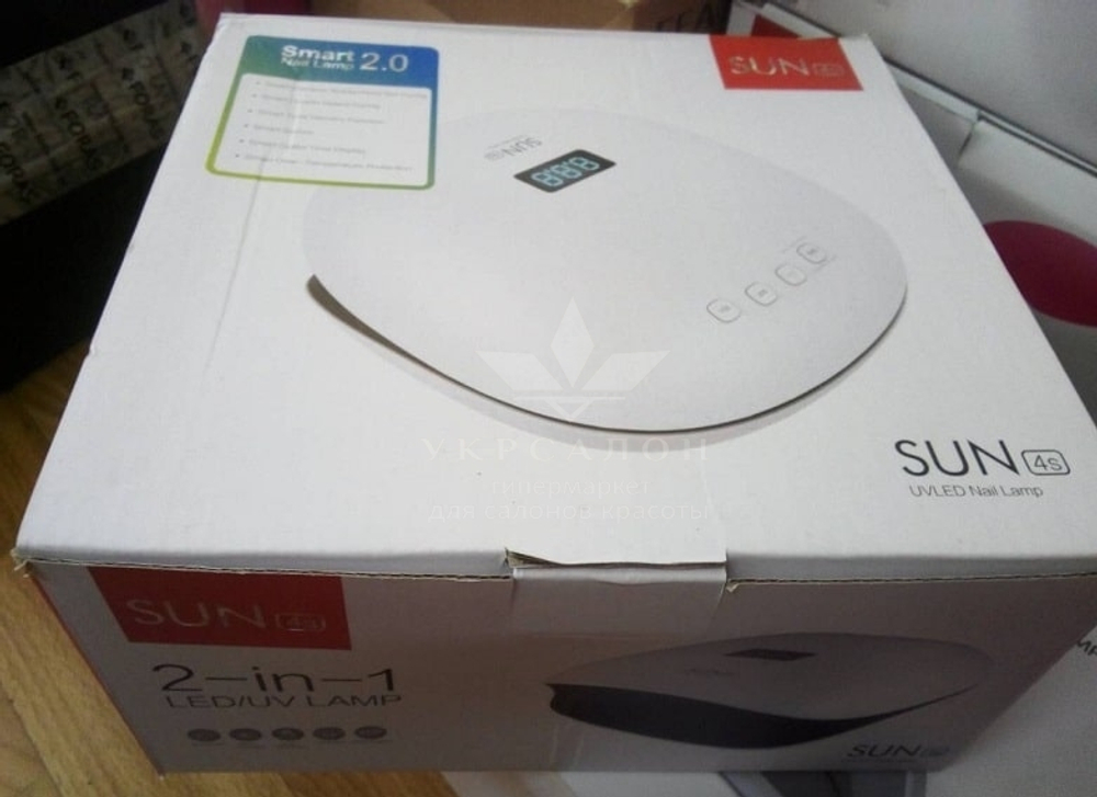 Лампа для маникюра LED+UV Sun 4S, 48W