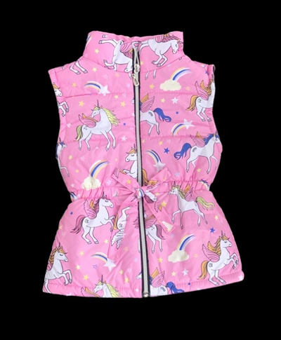 Жилетка "Єдиноріжки", плащівка, синтепон ТМ "Boni"
