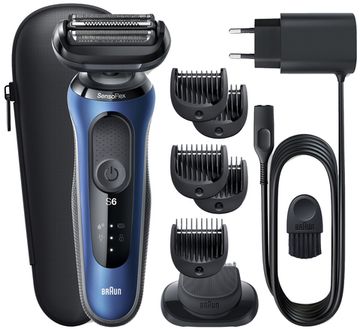 Електробритва-триммер BRAUN Series 6 60-B1500s BLUE/BLACK