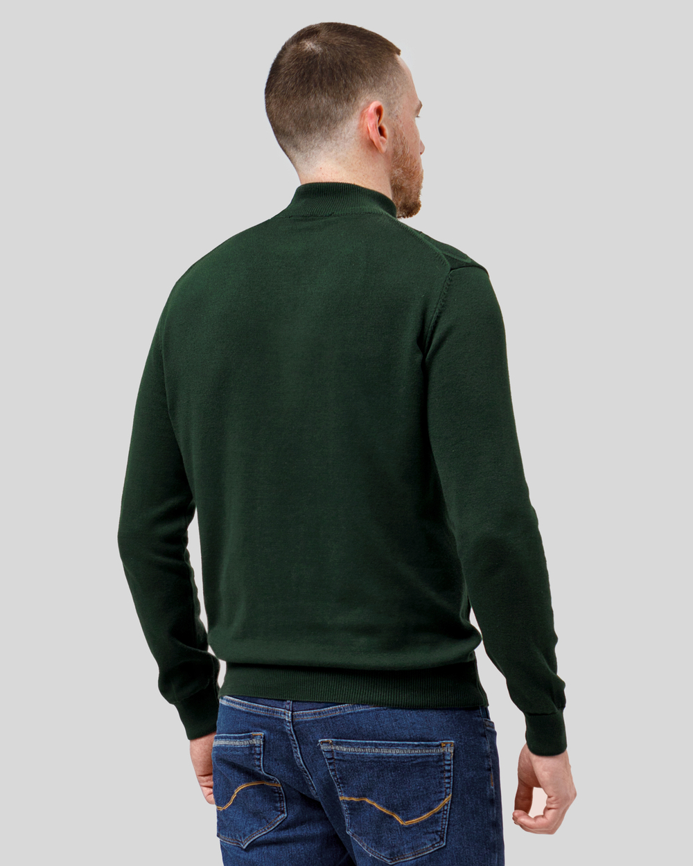Джемпер чоловічий темно-зелений (арт. 7662300302)